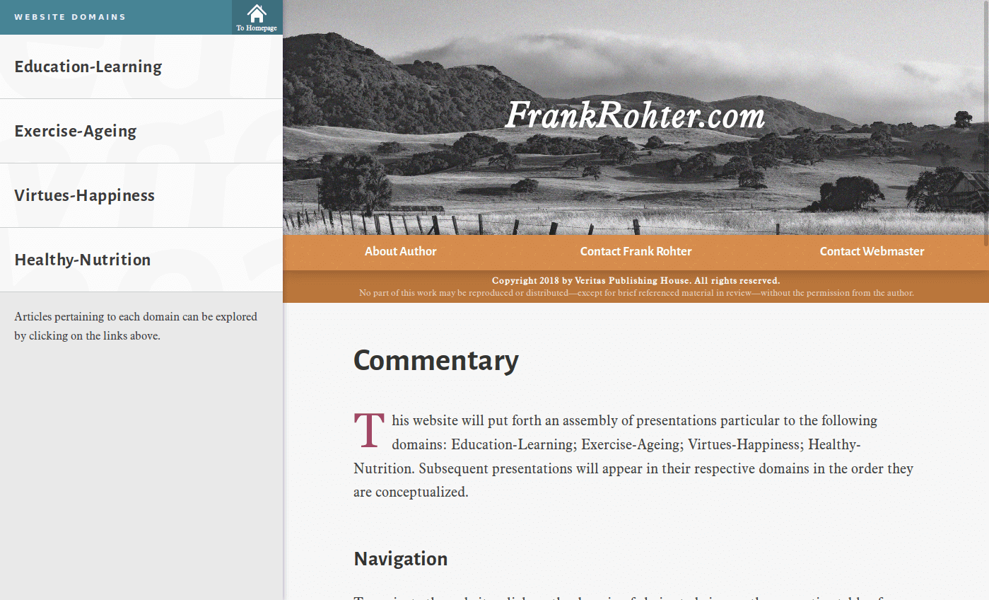 frankrohter.com homepage